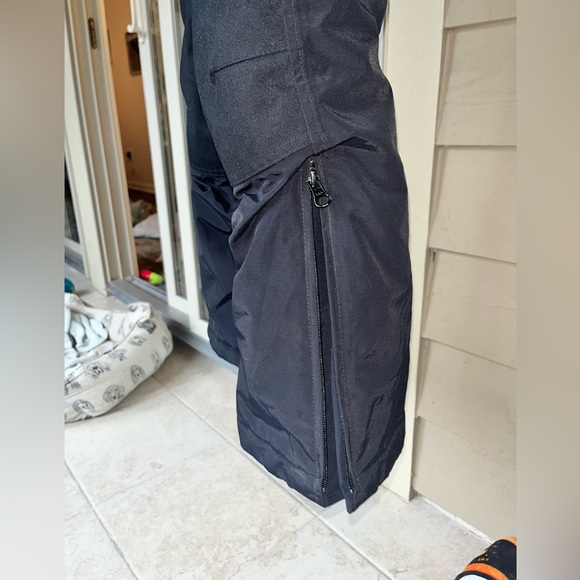 ❄️LANDS’ END❄️-Kids Iron Knee Insulated Snow Bibs/ Snow pants Size 10 - Picture 6 of 12